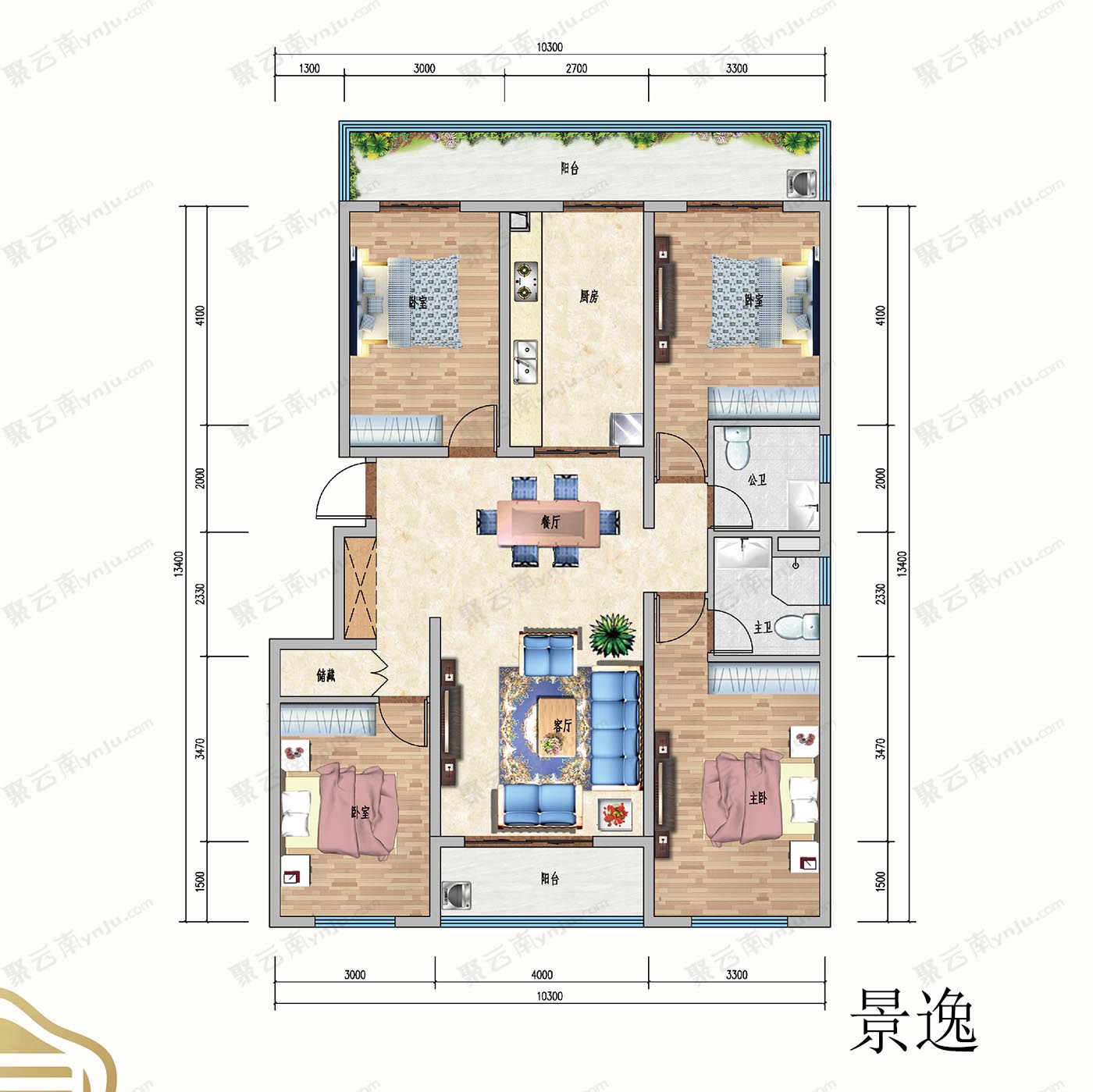 蒙自市景和苑景逸户型图_聚云南房产网 | YNJU.COM_红河州房地产专业导购平台