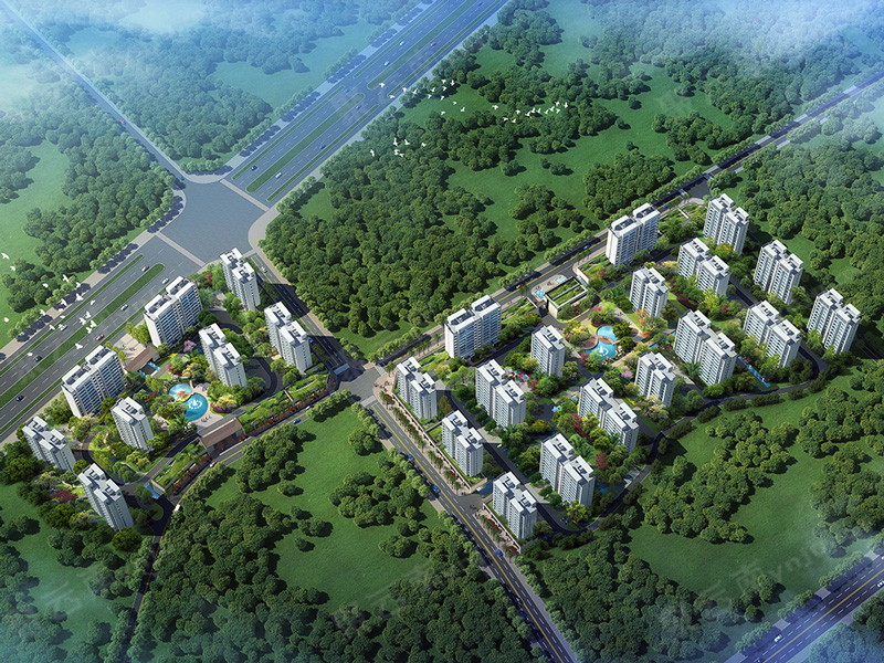 红河州弥勒市巨人·北辰雅苑电子沙盘