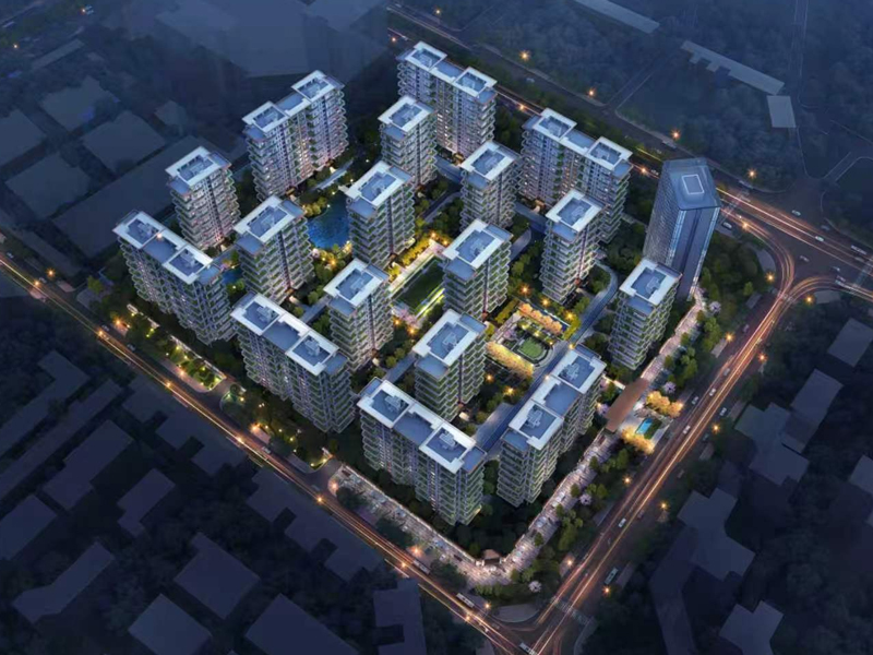 红河州蒙自市翡翠云庭电子沙盘